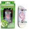 SPITBOARDS 34mm x 96mm Pro Fingerboard Set-Up (Complete) | Real Wood Deck | Pro Trucks with Lock-Nuts and Pro Bushings | Polyurethane Pro Wheels with Bearings | Pink Slimeball