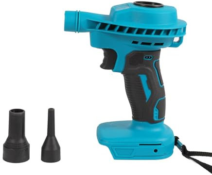 Souffleur sans fil pour batterie Makita 18 V, souffleur à feuilles sans fil avec 2 buses, 40 000 tr/min, régulation de la vitesse en continu, souffleur d'air électronique pour clavier PC,