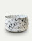 Health Bar Cosmo Chawan - japanische Matcha Schale, handgefertigt, mit schwarzen Punkten/Pinselstrichen, Gloss-Finish, 10-15 cm Durchmesser
