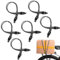 Realjoy 6 Pezzi Bicicletta Cinghie Elastiche con Ganci,Cinghie Elastiche per Portapacchi,Cintura per Moto per Biciclette, Motociclette, Camion, Bagagli e Trasporto Merci