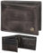 Fa.Volmer Leder Geldbörse Herren mit RFID-Schutz - extra-stabile Doppelnaht (8+3 Card - Basalt Grey)