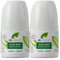 Dr Organic Aloe Vera Deodorant Pack of 2 x 50ml - Roll On, Aluminium Free, Natural Deodorant, Vegan, Paraben & SLS-Free, Certified Organic, 50ml
