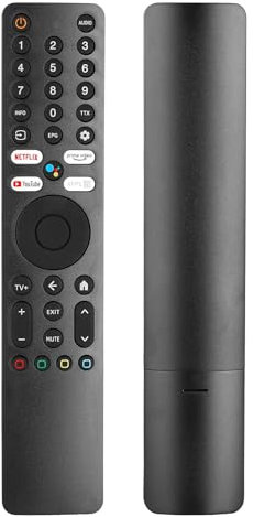 XMRM-ML Mando a Distancia de Voz Compatible con TV Smart Ultra HD 4K QLED Android TV Q2 50/55/65 Inch L50M7-Q2ME L55M7-Q2ME L65M7-Q2ME Sustitución Controlador con Netflix primevideo Youtube Botones