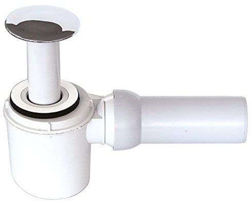 Geberit 22033 0 Dallmer Ablaufgarnitur Telos 52' mit herausziehbarem Standrohr für Brausewannen, chrom, 52 mm-Ausziehbar