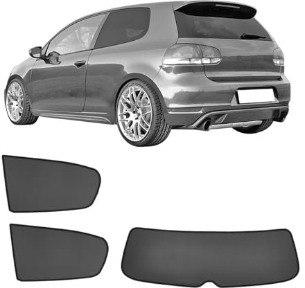 Sonniboy Protezione solare compatibile con VW Golf 6 3 porte 2008 – 2012 inclusa custodia