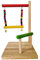 Popetpop Papageienschaukel für kleine Vögel, Spielplatz, Spielplatz, Nymphensittiche, Spielplatz, Plattform zum Aufhängen, Glockenschaukel