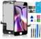 for iPhone 7 Plus Screen Replacement 5.5 Inch Black, Diykitpl 3D Touch LCD Screen Digitizer Replacement for A1661,A1784,A1785, with Repair Tools Kit+Magnetic Screw Mats+Screen Protector