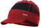 Yixda Wintermütze Herren Warm Beanie Mütze Strickmütze Cap mit Schild (Weinrot)