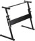 McGrey Soporte para Teclado Z - Tornillos de Giro Ergonómicos - Posicionamiento Preciso Gracias a la Escala Integrada - Altura Ajustable de 55 a 83 cm - Pies Goma para Evitar Rayones en el Suelo