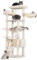 Heybly Árbol para Gatos, 200 cm de Altura Torre para Gatos, con 11 Postes, 2 Plataformas, 1 Cuevas, Cesta, Hamaca, 3 Pompón, Multinivel para Gatos Grandes, Beige HCT033M