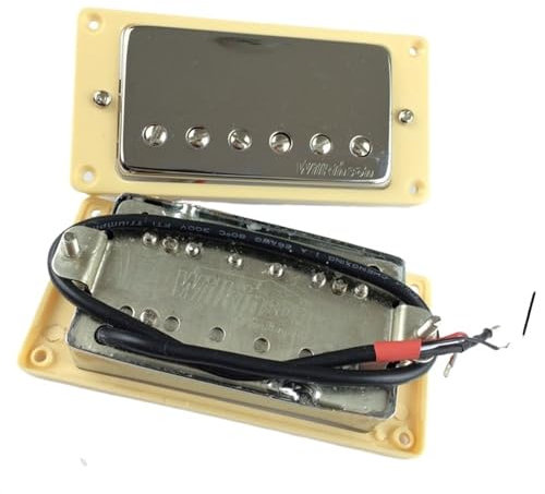 Tonabnehmer für E-Gitarre Humbucker-Tonabnehmer Für LP-E-Gitarre Silberner Geschlossener Tonabnehmer