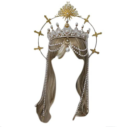Haarreif für Damen und Mädchen, Engel-Aureole-Form, Material, Festival-Haarreifen für Cosplay, Party, Unisex, Festival, Kopfschmuck, Cosplay, Stirnbänder für Damen, Cosplay, Stirnband, Engel, Aureole,