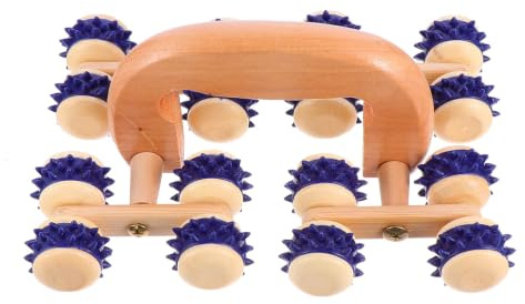 COLLBATH Tragbares Ganzkörpermassagegerät Mit Handmassagerolle Für Rücken Nacken Und Beine 6.50X5.12X3.54In Effektives Körperpflegegerät Für Zuhause Und Unterwegs