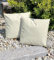 JACK 1x 45x45cm Outdoor Lounge Kissen Dekokissen inkl. Füllung Wasserabweisend Sitzkissen Garten Stuhl Lotus Effekt, Farbe:Sand