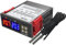 Lnfxkvva Dual Digital Display Thermostat Temperature Regulator with Double Probe, Heating Sensor Probe Two W/Output Relays B