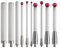 Progettato CMM filettato Styli con asta in ceramica leggera e Ru da design a testa a sfera (A-5000-3712)