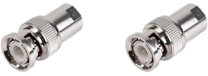 2 Stck. MAAS Koaxialadapter BNC-Stecker - FME-Stecker - für alle Funkanwendungen - 50 Ohm