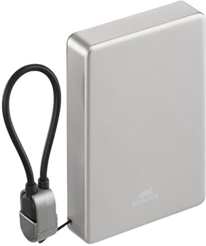 RIVACASE VA2617 10000 mAh Freedom Magsafe kabellose 15 W + PD20 W schlanke Powerbank mit Kabelschlaufe
