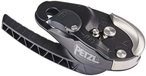 PETZL Unisex-Adult D021AA01 Descender Rig Black, solid, one Size