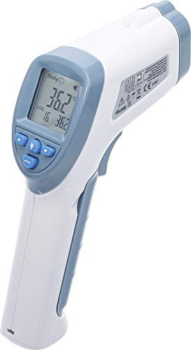 BGS 6007 | Stirn-Fieber-Thermometer | kontaktlos, Infrarot | für Personen + Objekt-Messung | 0 - 100°