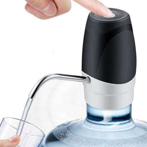 Pinsheng Wasserflaschen Pumpe, 2-5 Gallonen USB Aufladen Flaschen Wasserpumpe, Tragbarer Elektrischer Wasserspender für Küche Büro Camping Barbecue