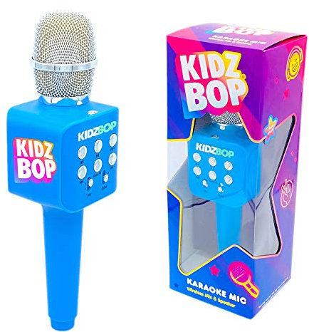 Move2Play, Kidz Bop Karaoke Microphone | The Hit Music Brand for Kids | Birthday Gift for Girls and Boys | Toy for Kids Ages 4, 5, 6, 7, 8+ Years Old