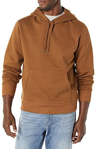 Amazon Essentials Felpa con Cappuccio, Non Apribile, Disponibile in Taglie Big & Tall Uomo, Marrone Toffee, M