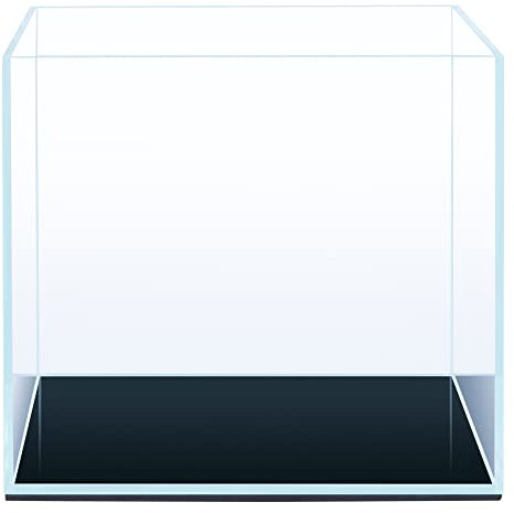 Q-Grow Mini Aquarium mit höchster Farbbrillanz 25 x 25 x 22,5 hochwertiges Weißglas Aquarium, Nanobecken - 14 l