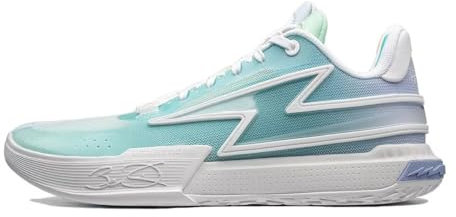 LI-NING Herren Basketballschuhe Sneaker Turnschuhe Trainingsschuhe Mode Sport Basketball Schuhe Wade Flash Himmelblau EU 47 2/3