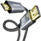 BENFEI 4K Câble DisplayPort vers HDMI 4.5M, DP vers HDMI en Nylon Tressé Compatible avec HP, ThinkPad, AMD, NVIDIA, Ordinateur de Bureau et Plus, Gris sidéral