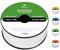 Abma Cord Corda in Poliestere Corda Intrecciata 5mm x 30m Corda Multiuso Bobina - Bianca