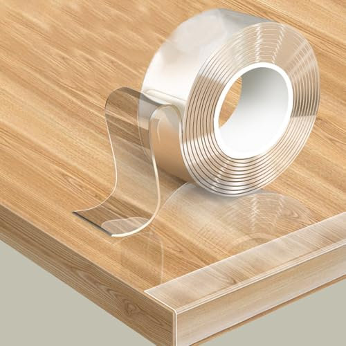 Protection des bords, protection des bords de 3 mètres, auto-adhésive, sans couture nano, transparent, protection des coins de table auto-adhésive, protection des bords de table souple, convient pour