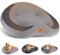 ESCRODOI Orthopädische Hundebetten für große/mittelgroße Hunde, 22,9 cm dick, reiner Memory-Schaum, Hundebett mit abnehmbarem, waschbarem Bezug, wasserdicht, 60D hohe Dichte, einfache Reinigung, Grau