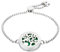 Essential Oils Diffuser Bracelet - Perfume Bangle for Women -Stainless Steel Aromatherapy Locket with 8 Refill Pads