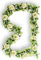 CBK-MS Rosen weiß Rosengirlande Blumengirlande Fahrrad Basil Blumen für Lenker + Korb