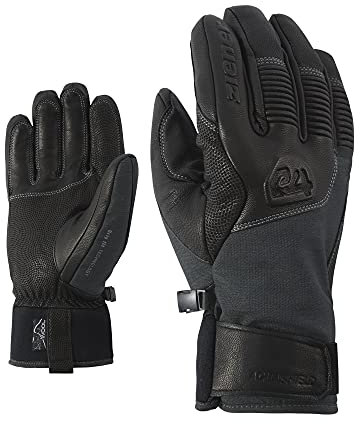 Ziener Herren Ganzenberg Ski-Handschuhe/Wintersport, wasserdicht, atmungsaktiv, Alpine Wool, 9.5