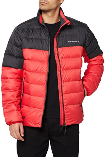 Jack Wolfskin, Dna Tundra, Winddichte Daunenjacke, Roter Lack, M, Mann