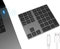 Pubiohs Ziffernblock Bluetooth, Kabelloses Numpad mit 34 Tasten, Tragbarer Mini Numeric Keypad Speziell für Finanzen und Buchhaltung, für Laptop, Tablet, PC, Surface, MacBook, Schwarz