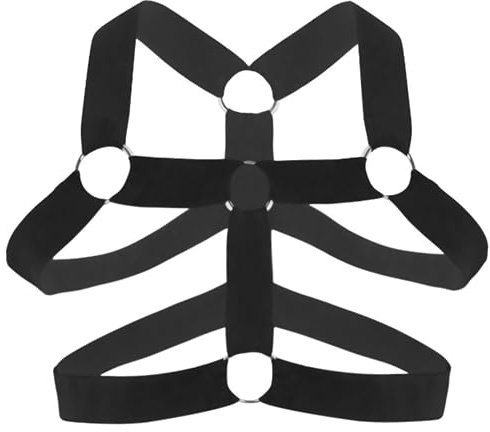 OLIns Man Harness Body Chest Elastic Strap Shoulder Halter Strong Costume Bondage Strap Gay Cosplay
