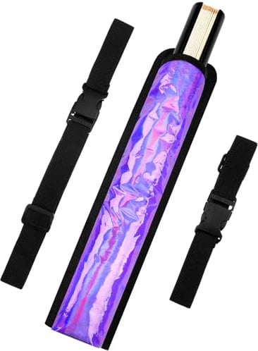 Cosblank Summer Rave Fan Holster Rave Fan Holder Folding Hand Fan Pouch Foldable Fan Sleeves with Waist Belt for Thigh Party (Holographic Rainbow), XIK-Cosblank-0385