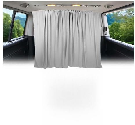OMAC Fahrerhaus Führerhaus Gardinen Sonnenschutz kompatibel mit VW Crafter H3 Grau 2tlg