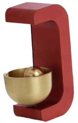 Colcolo Türöffnungs-Ladenbesitzer-Glocke, Türglocke, Kühlschrankaufkleber, Türdekoration, Türglocke für Geschäft, gewerblichen Eingang, Büro, Rot