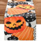 Cieex Halloween Tischläufer, 32x180 cm Kürbis Geist Halloween Tischdeko, Halloween Deko Tischwäsche, Saisonnal Küche Tisch Dekoration Drinnen Urlaub Party Dekor