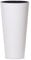 Stolmet Tall Flower Pot, Round Planter, Concrete Effect Style, Perfect for Home and Garden Decoration, Capacity of 3.3L to 64L (White, 64 Litres)