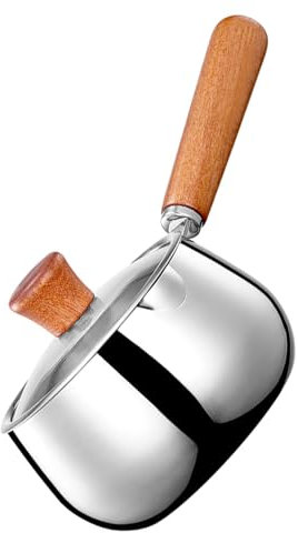 Mini ollas de acero inoxidable 316 multiusos con tapa, ideales para guisos de sopa y más duraderas, eficientes, perfectas para chefs caseros y entusiastas de la comida