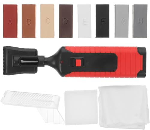 KHBUAB Kit Riparazione Piastrelle in Ceramica Ripara Gres Porcellanato e Pavimenti Blocchi di Cera 8 Colori Capacità di Carico Elevata e Riparazione Rapida, per Cucina e Bagno