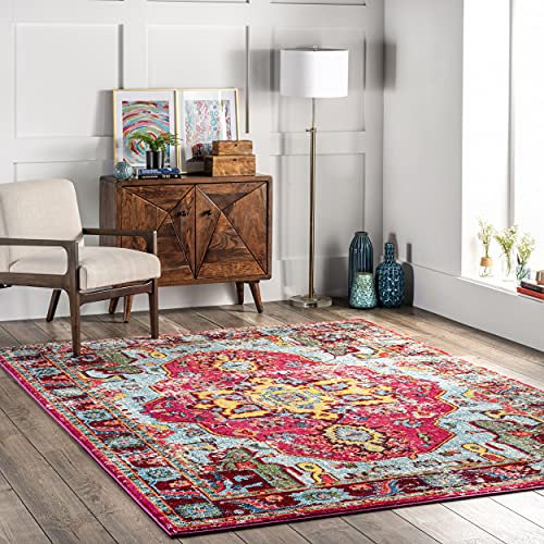 nuLOOM Corbett Vintage Boho Teppich, 201 cm x 274 cm, mehrfarbig