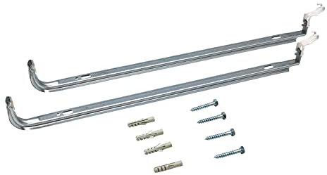 Sanitop-Wingenroth 27494 4 Wandkonsolensatz mit Standard Halteteil 600 mm, 2 Stück