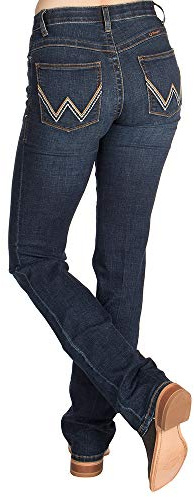 Wrangler Mae Pantalones Vaqueros para Mujer, Corte por Encima de la Cadera, Lovette., 15-36