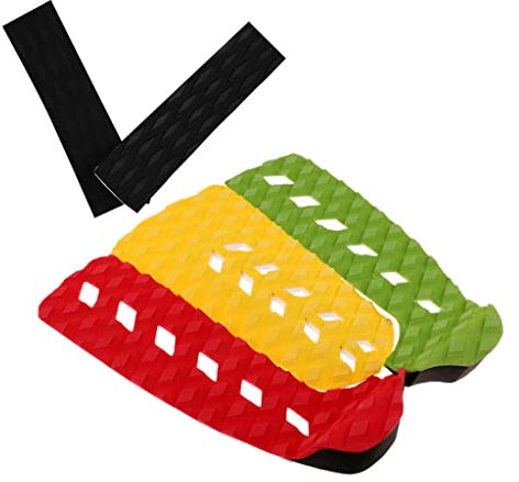 chiwanji 5 Teiliges Eva Surfboard Traction Pad Tail Pad für Surf Skimboarding
